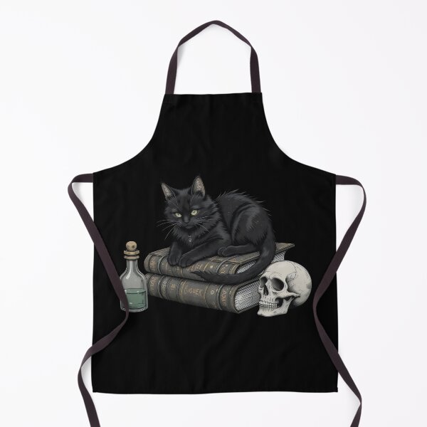 Item preview, Mysterious Black Cat on a Books designed and sold by FieldScent.