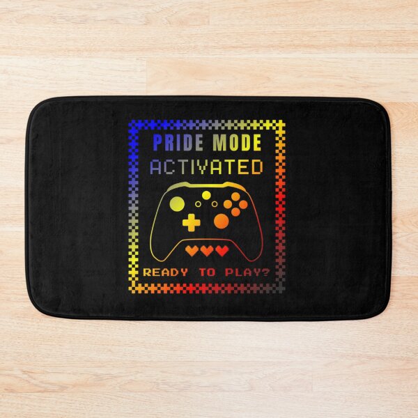 Item preview, Gaming LGBTQ, Polyamory pride flag graphic, Pride Mode, Activated, Ready to Play Slogan, Rainbow Game Console, LGBTQ, summer, summer vibes, rainbow colors, Gaymer,  designed and sold by PrideBeProud.