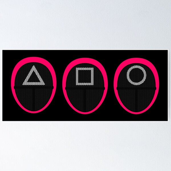 Item preview, Squid Game Faces designed and sold by muskitt.