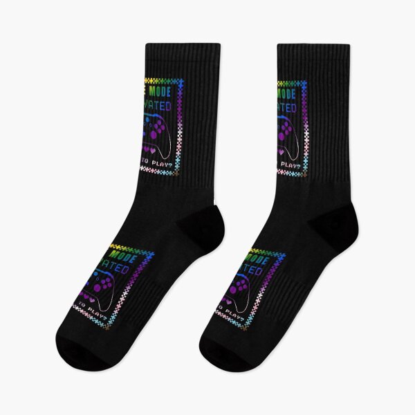 Item preview, Gaming LGBTQ, Progress pride flag graphic, Pride Mode, Activated, Ready to Play Slogan, Rainbow Game Console, LGBTQ, summer, summer vibes, rainbow colors, Gaymer,  designed and sold by PrideBeProud.