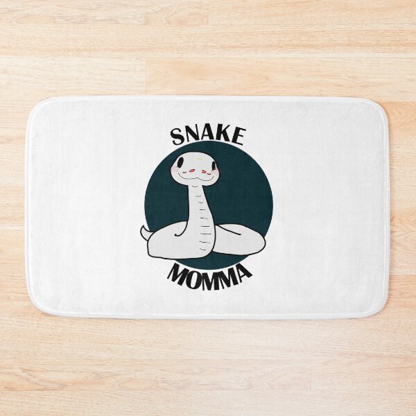Item preview, Snake Momma – Cute White Snake Design designed and sold by Joana1695.