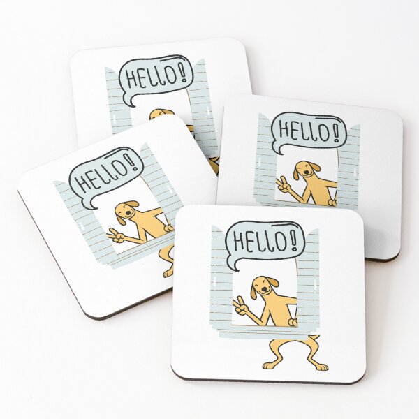 Item preview, Funny dog Hello ! designed and sold by Abdelillah10.
