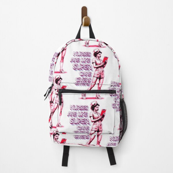 Item preview, Nurses Are Like SUPER Caregivers Strong Women In Pink designed and sold by SplashTastic.