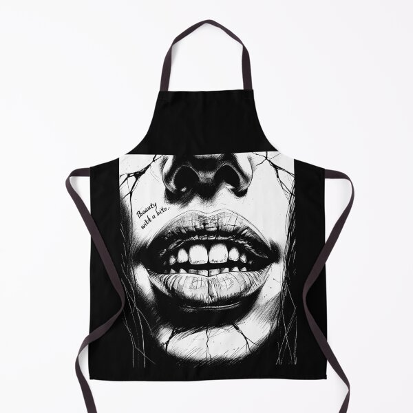 Item preview, Beauty with a Bite - Seductive Ink Illustration designed and sold by 442workshop.