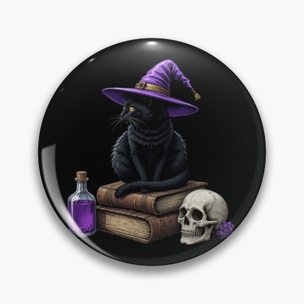 Item preview, Wizard Hat Black Cat on a Books  designed and sold by FieldScent.