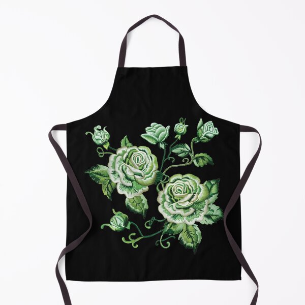 Item preview, Green Rose Embroidery designed and sold by AlchemyColor.