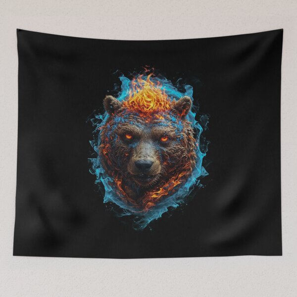 Item preview, Bear In FLAME designed and sold by StefAnimal.