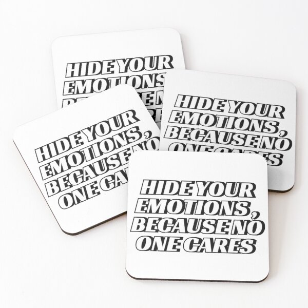 Item preview, Hide Your Emotions Bold Statement designed and sold by MaciejCraft.