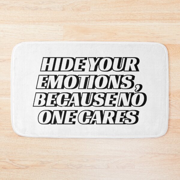 Item preview, Hide Your Emotions Bold Statement designed and sold by MaciejCraft.