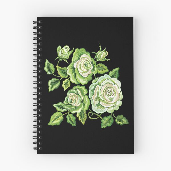 Item preview, Green Rose Embroidery designed and sold by AlchemyColor.