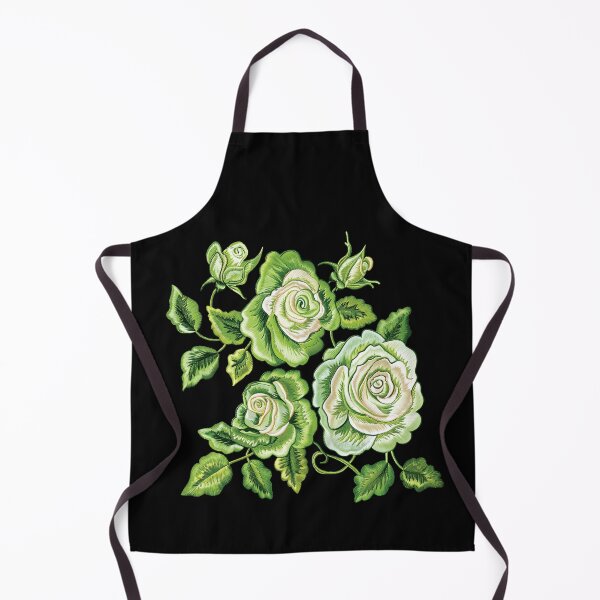 Item preview, Green Rose Embroidery designed and sold by AlchemyColor.