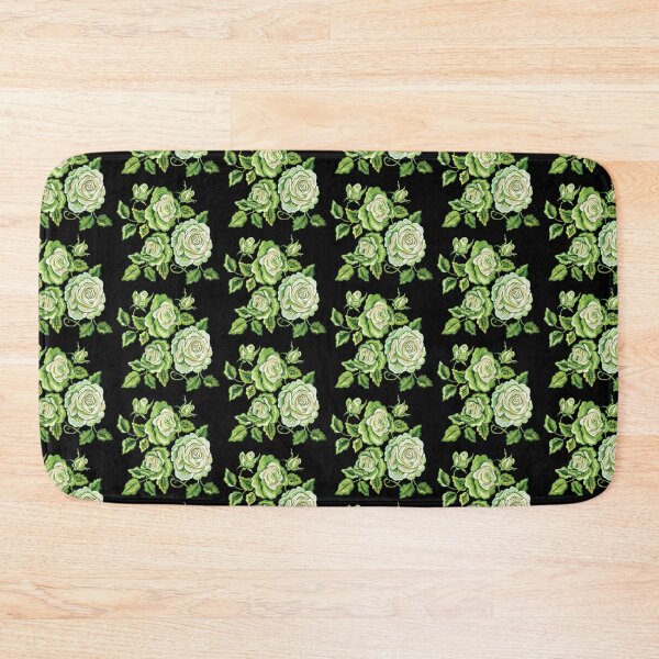 Item preview, Green Rose Embroidery designed and sold by AlchemyColor.