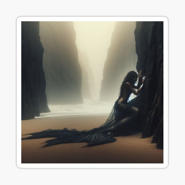 Item preview, Dark Mermaid Transformation Fairytale Mythical Creature designed and sold by DreamSculptress.