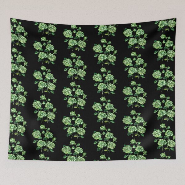Item preview, Green Rose Embroidery designed and sold by AlchemyColor.