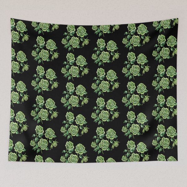 Item preview, Green Rose Embroidery designed and sold by AlchemyColor.