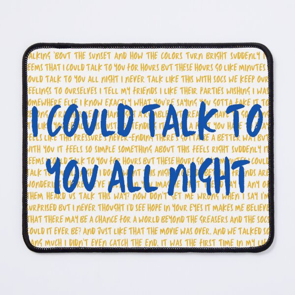 Item preview, The Outsiders lyrics designed and sold by broadwaygirl142.