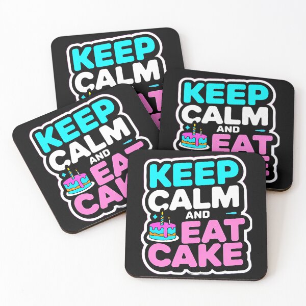 Item preview, Keep Calm And Eat Cake designed and sold by SteezeeStore.