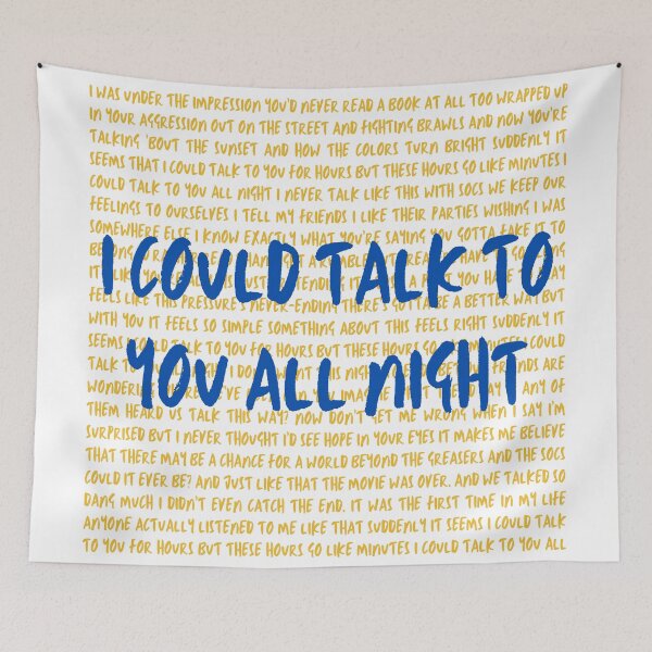 Item preview, The Outsiders lyrics designed and sold by broadwaygirl142.