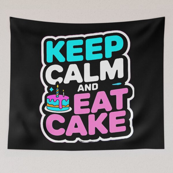 Item preview, Keep Calm And Eat Cake designed and sold by SteezeeStore.