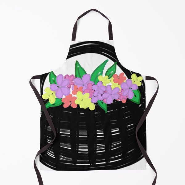 Item preview, A basket full of colorful flowers designed and sold by Art by Tualeg.