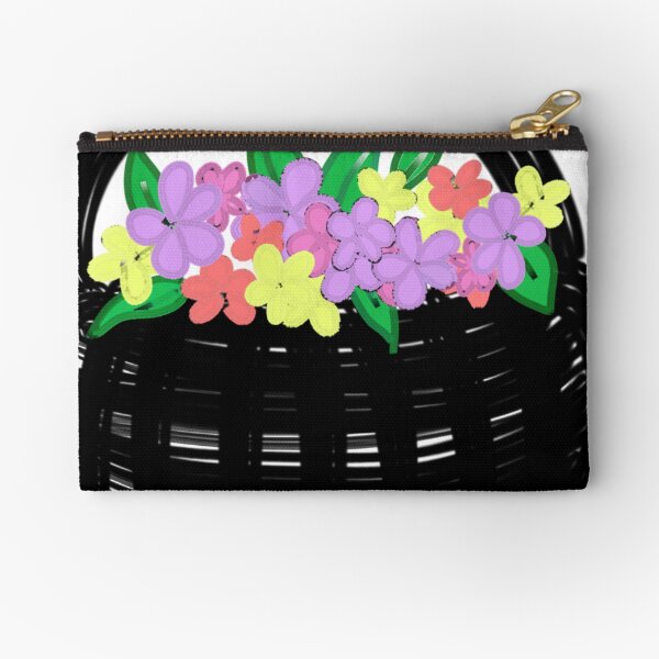 Aperçu de l'œuvre Un panier rempli de fleurs colorées créée et vendue par Art by Tualeg.