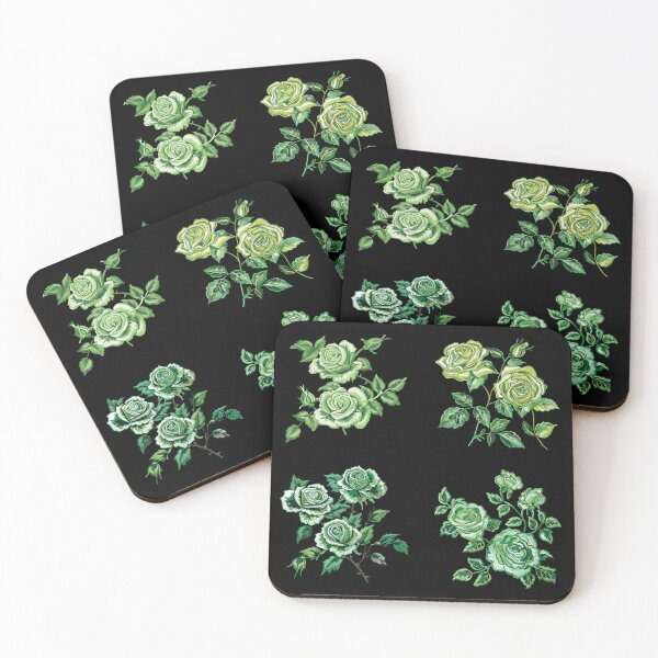 Item preview, Green Rose Embroidery Pack designed and sold by AlchemyColor.
