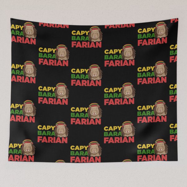 Item preview, Capybarafarian capybara rastafarian Jamaican Capybara designed and sold by SubtleSplit.