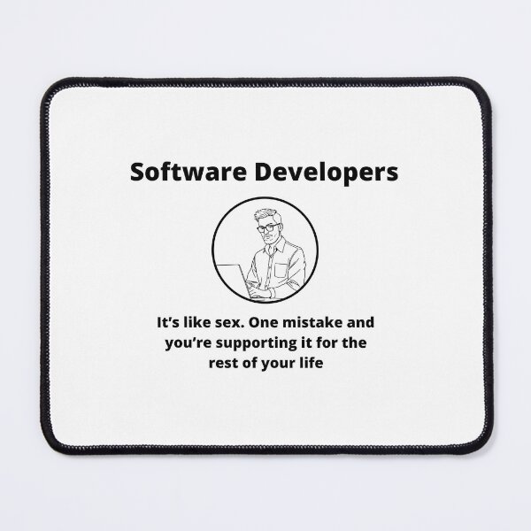 Item preview, Software Developer - One Mistake designed and sold by PunAtWork.