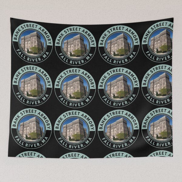 Item preview, Bank Street Armory Fall River MA designed and sold by The Fonsecastein Shop.