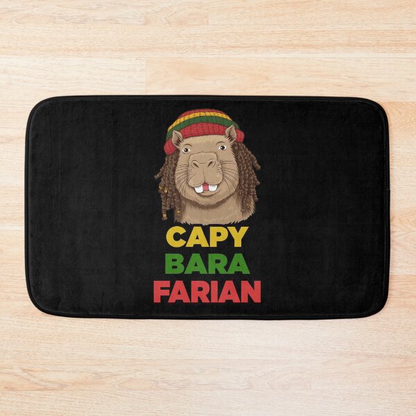 Item preview, Capybarafarian, funny capybara rastafarian designed and sold by SubtleSplit.