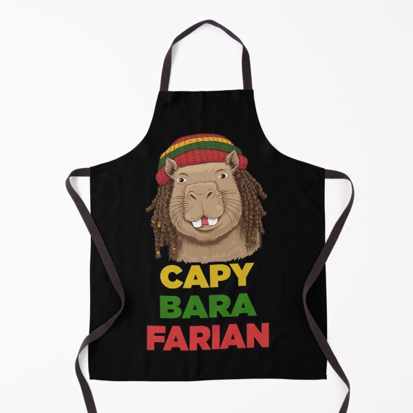 Item preview, Capybarafarian, funny capybara rastafarian designed and sold by SubtleSplit.