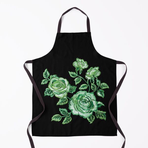 Item preview, Green Rose Embroidery designed and sold by AlchemyColor.