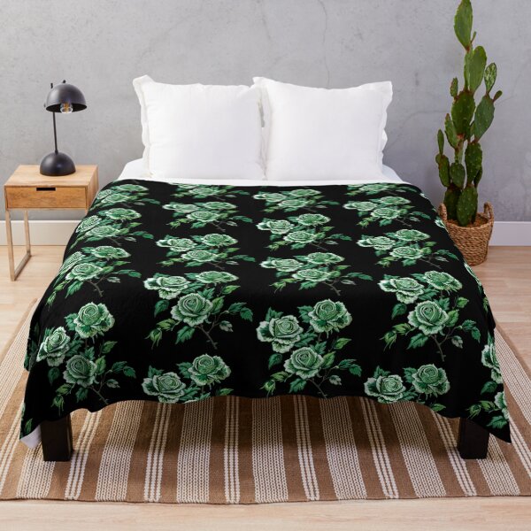 Item preview, Green Rose Embroidery designed and sold by AlchemyColor.