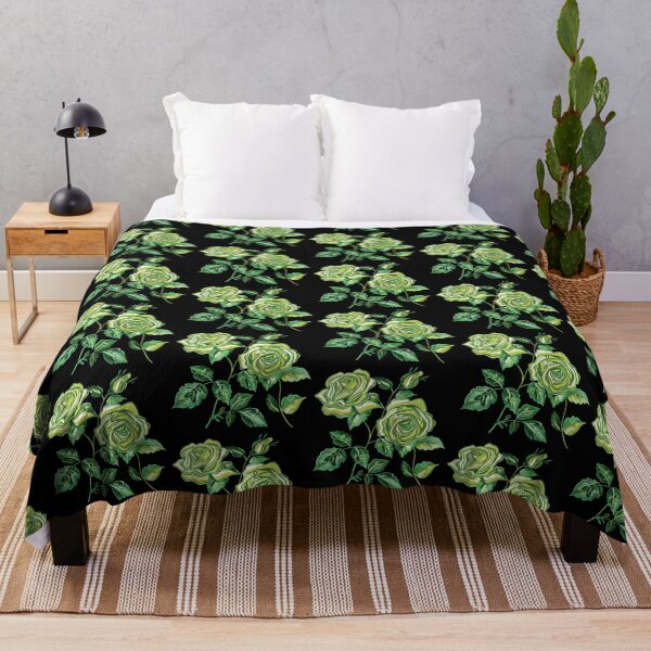 Item preview, Green Rose Embroidery designed and sold by AlchemyColor.