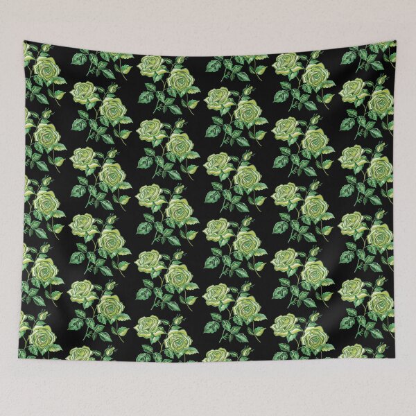 Item preview, Green Rose Embroidery designed and sold by AlchemyColor.