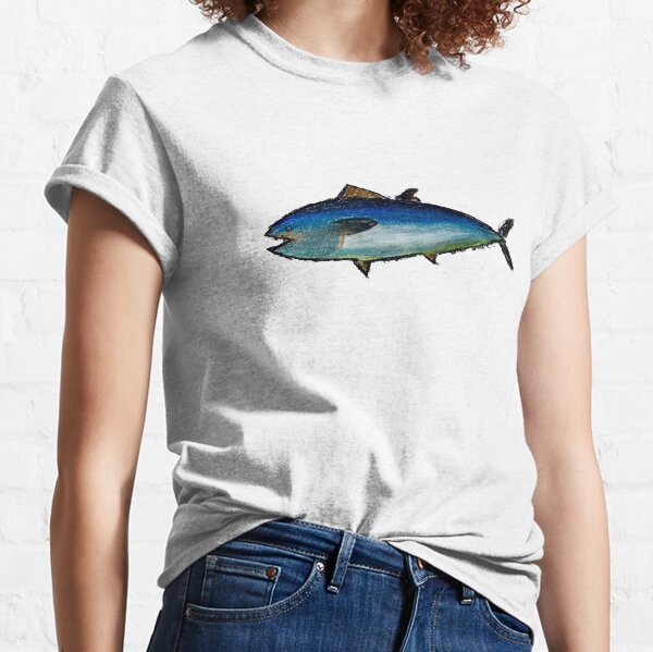 Item preview, Pacific Bluefin Tuna Oil Pastel Drawing designed and sold by Emma Jabbari.