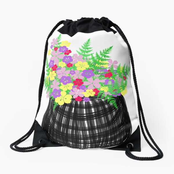 Aperçu de l'œuvre Un panier rempli de fleurs créée et vendue par Art by Tualeg.