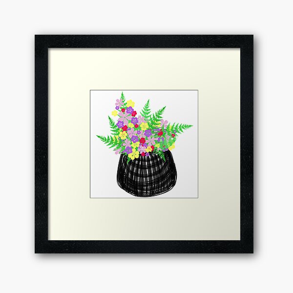 Item preview, A basket full of flowers designed and sold by Art by Tualeg.