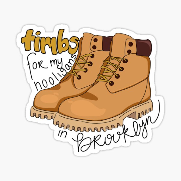 Vista previa del artículo con la obra «"Timbs para mis hooligans" Biggie Smalls», diseñado y vendido por t3ddytrav3ls.