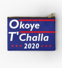 Okoye - T'Challa For President Zipper Pouch