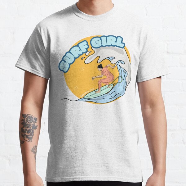 Aperçu de l'œuvre Fille surfeuse - Surf Girl créée et vendue par ApoenaArt.