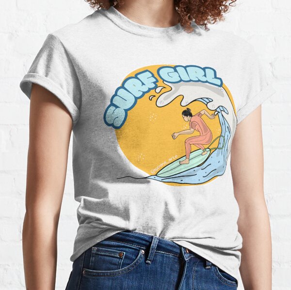 Item preview, Garota surfista - Surf Girl designed and sold by ApoenaArt.