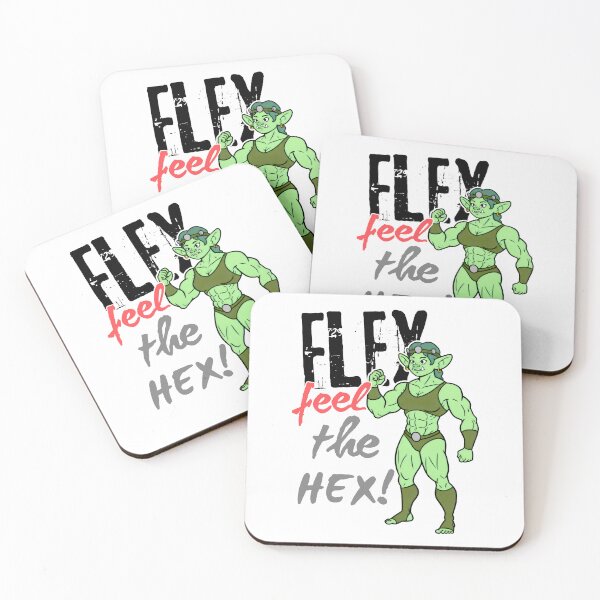Item preview, Flex Feel The Hex Mighty Green Warrior Stands designed and sold by SplashTastic.