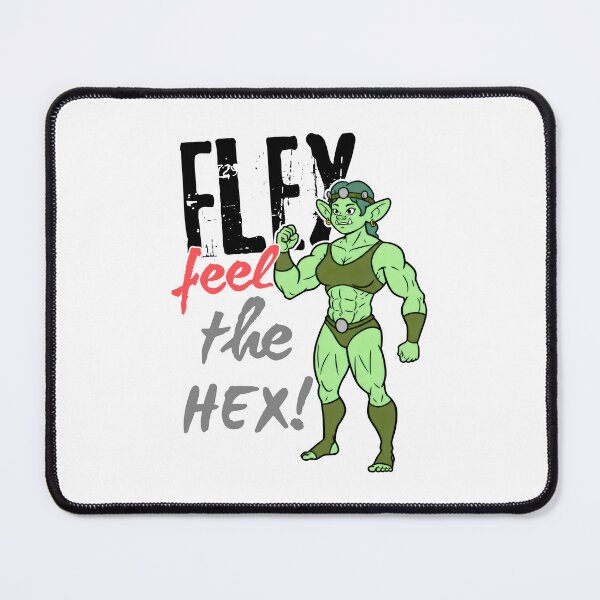 Item preview, Flex Feel The Hex Mighty Green Warrior Stands designed and sold by SplashTastic.