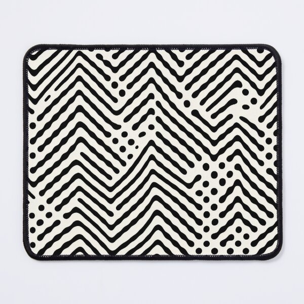 Item preview, Bold Black and White Abstract Geometric Pattern designed and sold by ArtSE46.