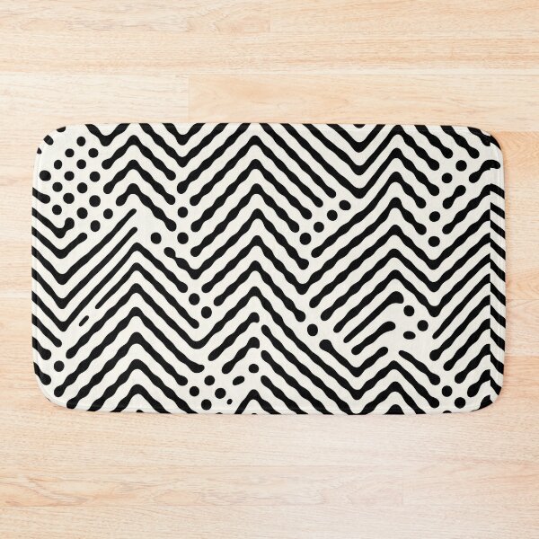 Item preview, Bold Black and White Abstract Geometric Pattern designed and sold by ArtSE46.