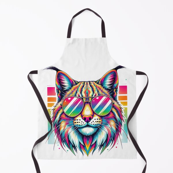 Item preview, Psychedelic Lynx| Colourfull Cool Wild çCat Design designed and sold by Shamrocx.