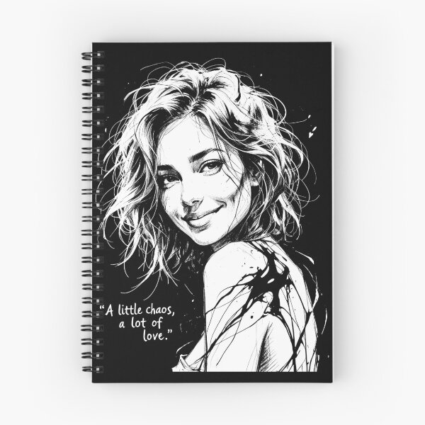 Item preview, A Little Chaos, A Lot of Love - Expressive Ink Art designed and sold by 442workshop.