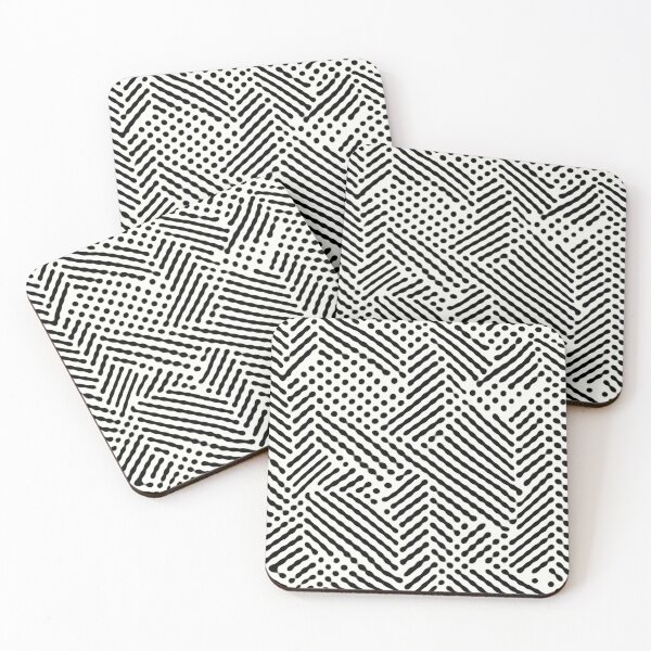 Item preview, black line and dots designed and sold by ArtSE46.