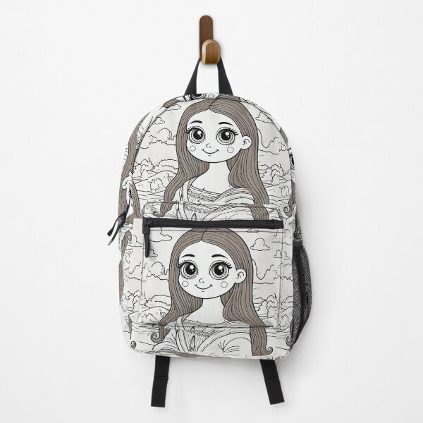 Item preview, Mona Lisa coloring book designed and sold by Abeshinobi.